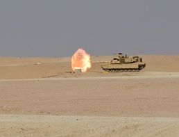 2/1 tank crews train during live-fire exercise in Kuwait