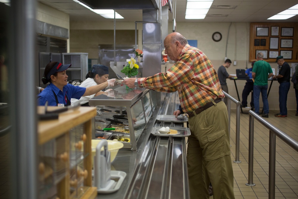 Vietnam Veterans visit Camp Geiger