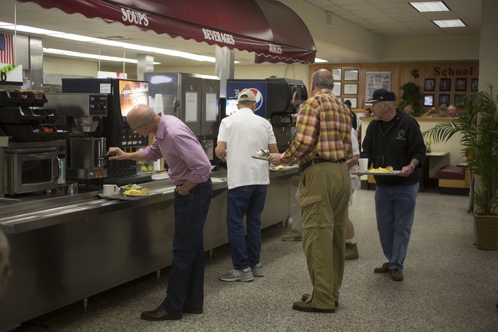 Vietnam Veterans visit Camp Geiger