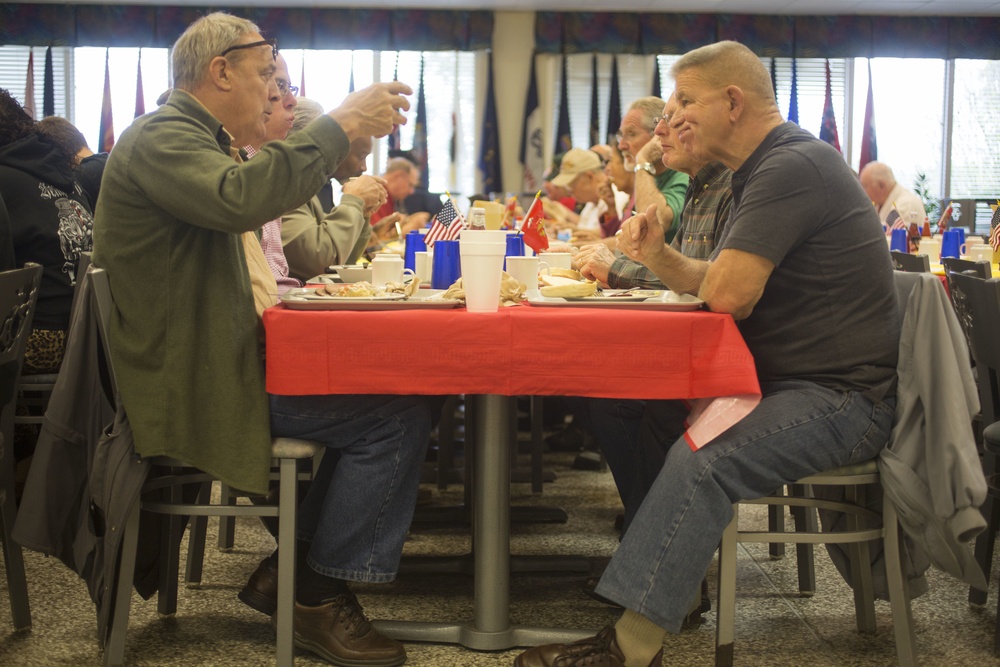 Vietnam Veterans visit Camp Geiger