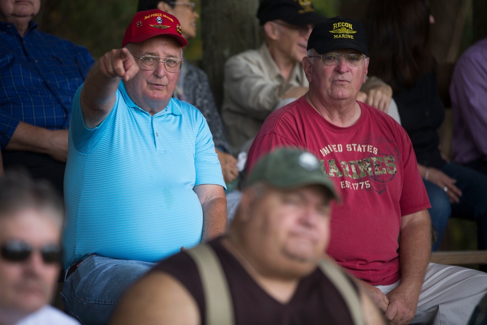 Vietnam Veterans visit Camp Geiger