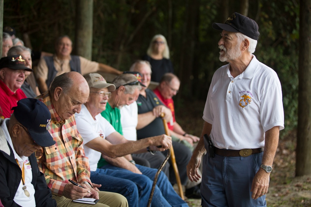 Vietnam Veterans visit Camp Geiger