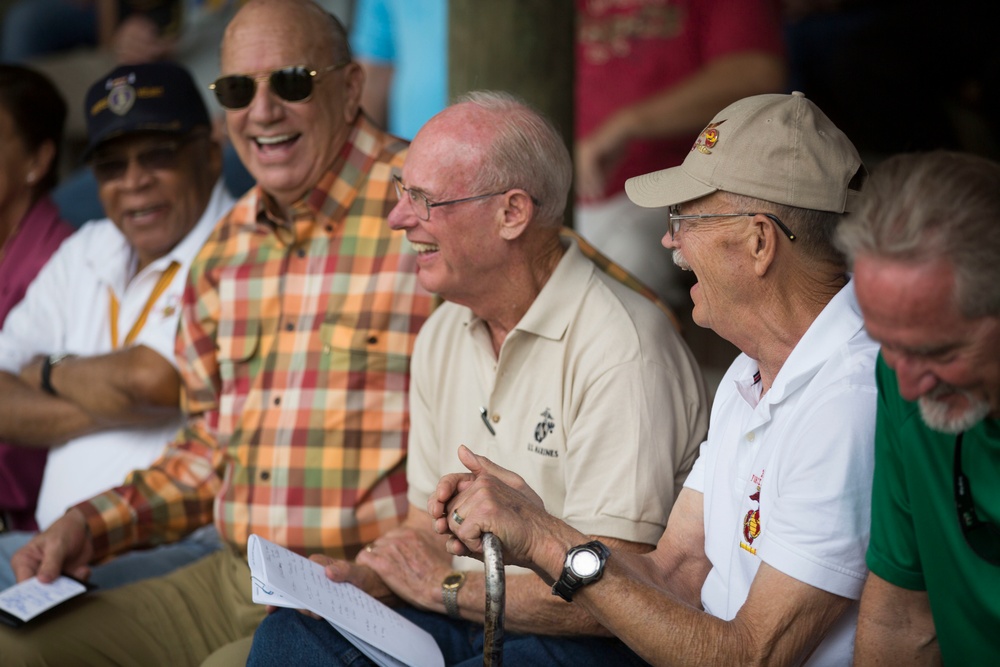 Vietnam Veterans visit Camp Geiger