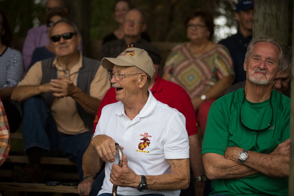 Vietnam Veterans visit Camp Geiger