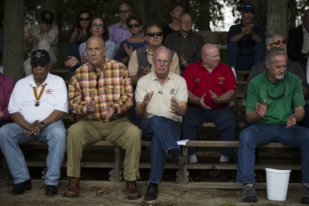 Vietnam Veterans visit Camp Geiger