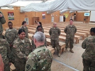 Army VIPs visit alliance-building 16th Sustainment Brigade Soldiers in Romania