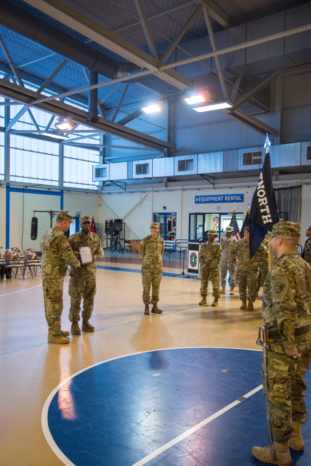 USAREUR CG attends HHC AFNORTH change of responsibility