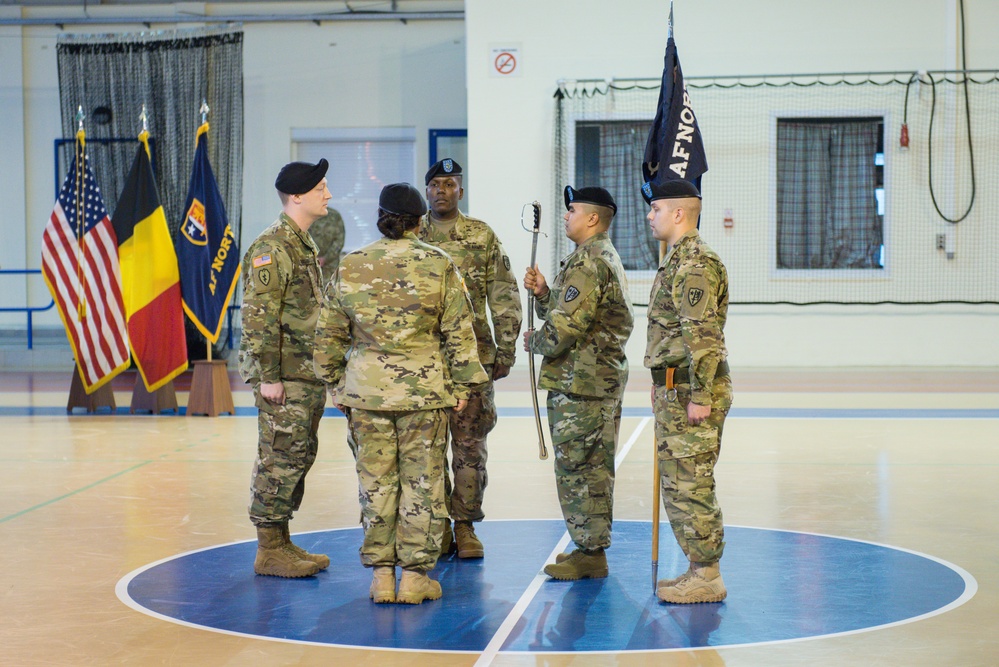 USAREUR CG attends HHC AFNORTH change of responsibility