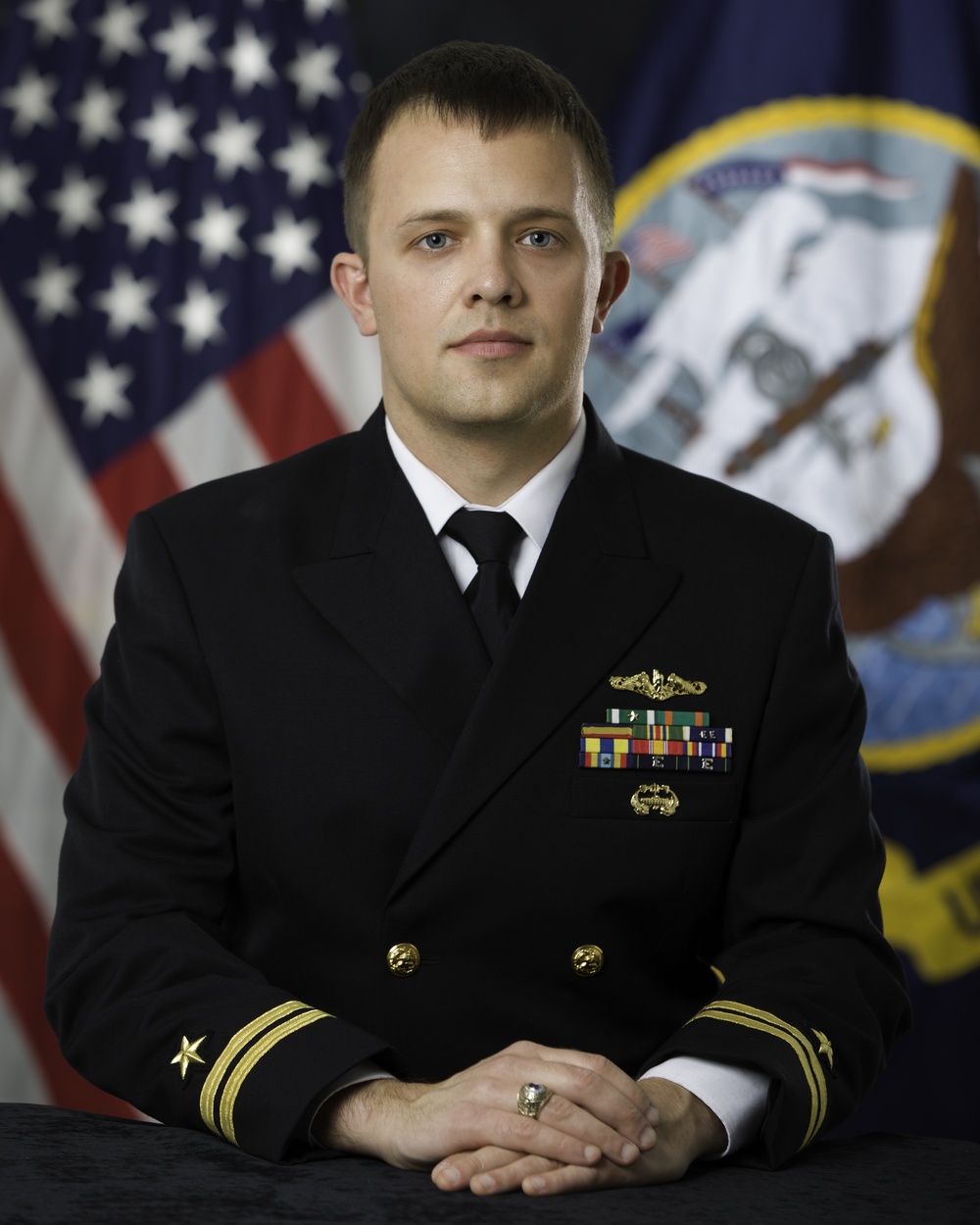 Official portrait of Lt. Tucker F. Stachitas, US Navy