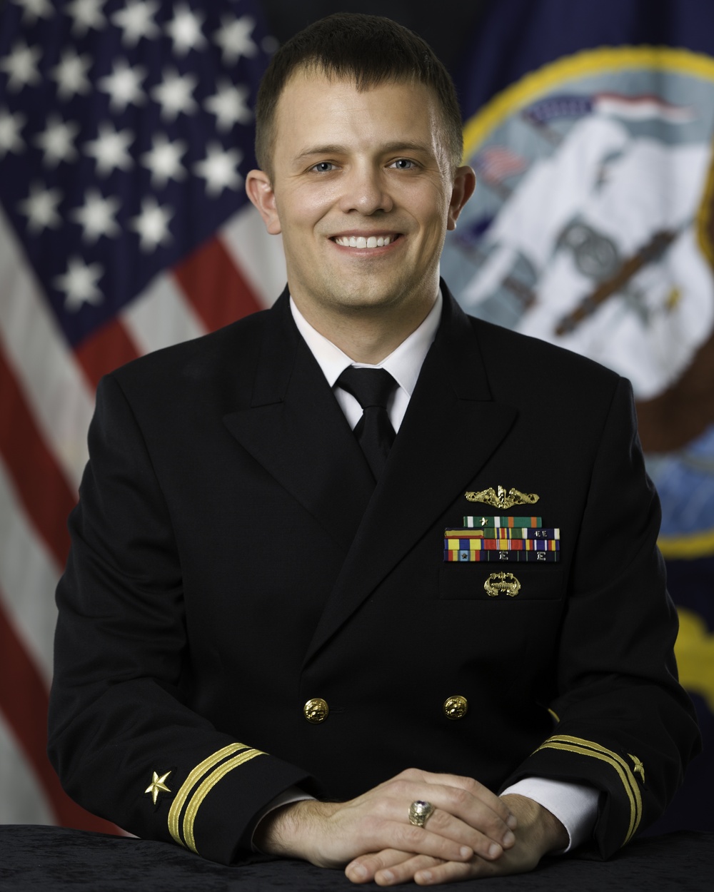 Official portrait of Lt. Tucker F. Stachitas, US Navy