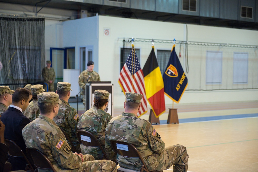 USAREUR CG attends HHC AFNORTH change of responsibility