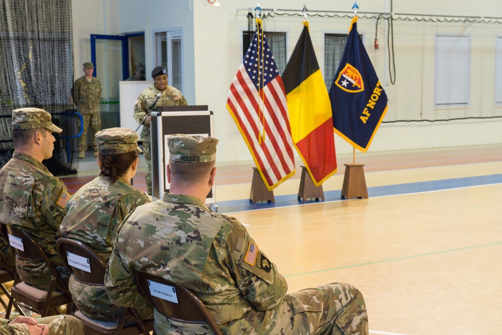 USAREUR CG attends HHC AFNORTH change of responsibility