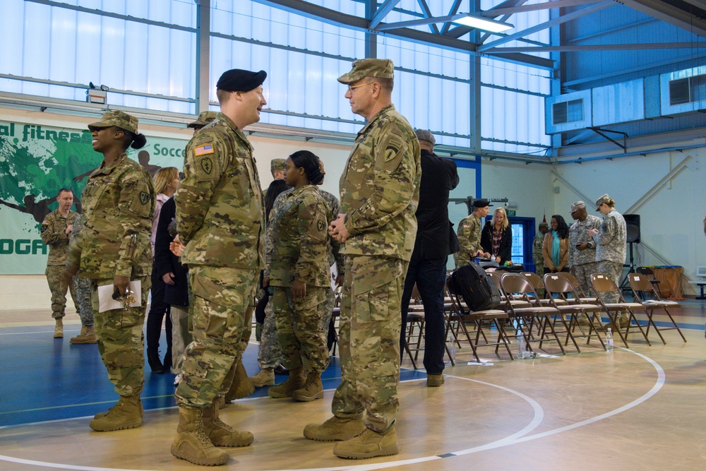 USAREUR CG attends HHC AFNORTH change of responsibility