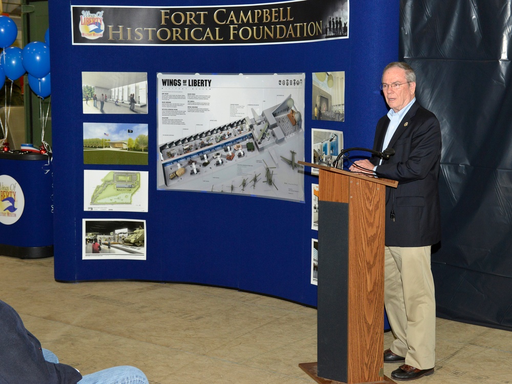 Wings of Liberty Military Museum Annex ribbon cutting ceremony
