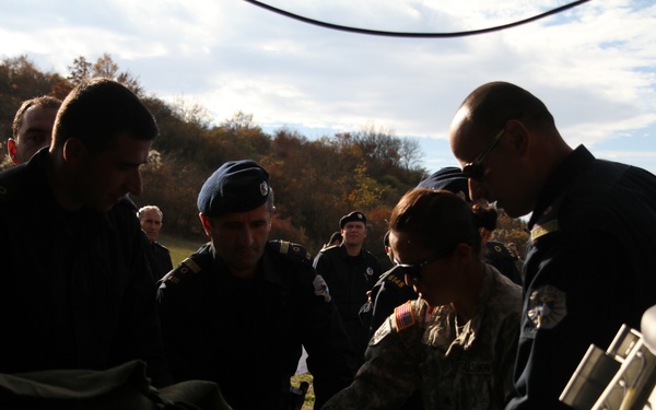 Kosovo Border Police, KFOR conduct medevac training on Administrative Boundary Line