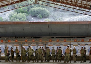 Naval Special Warfare Reservists from a West Coast-based Sea, Air, Land (SEAL) Team conducted a field training