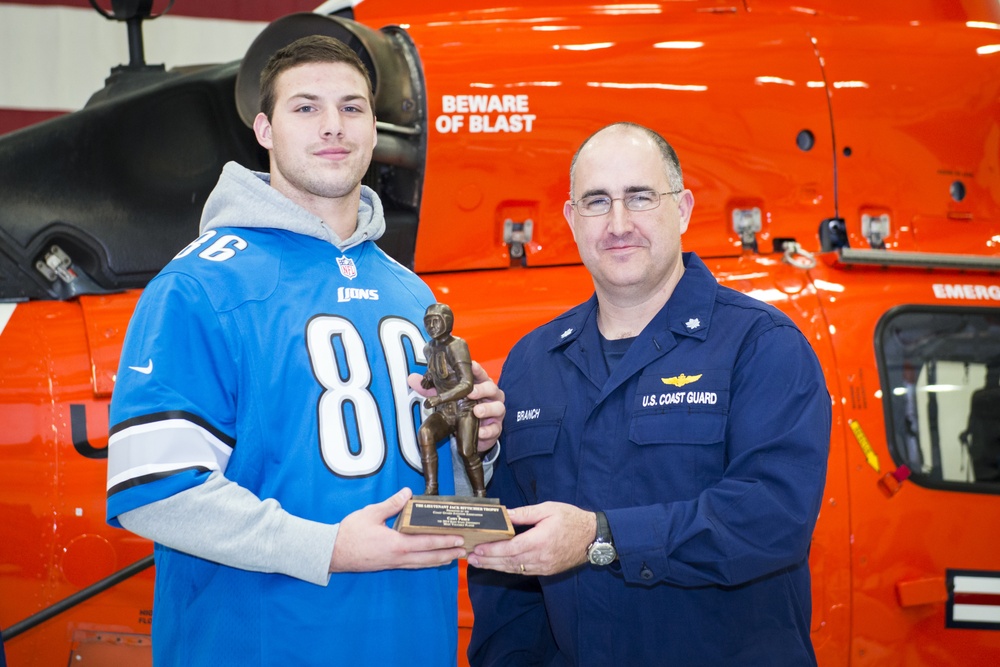 Lieutenant Jack Rittichier Award given at Air Station Detroit
