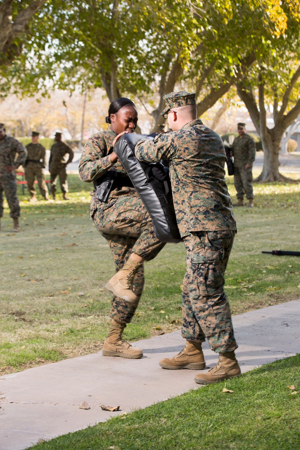 Barstow Marines Train Under OC Stress