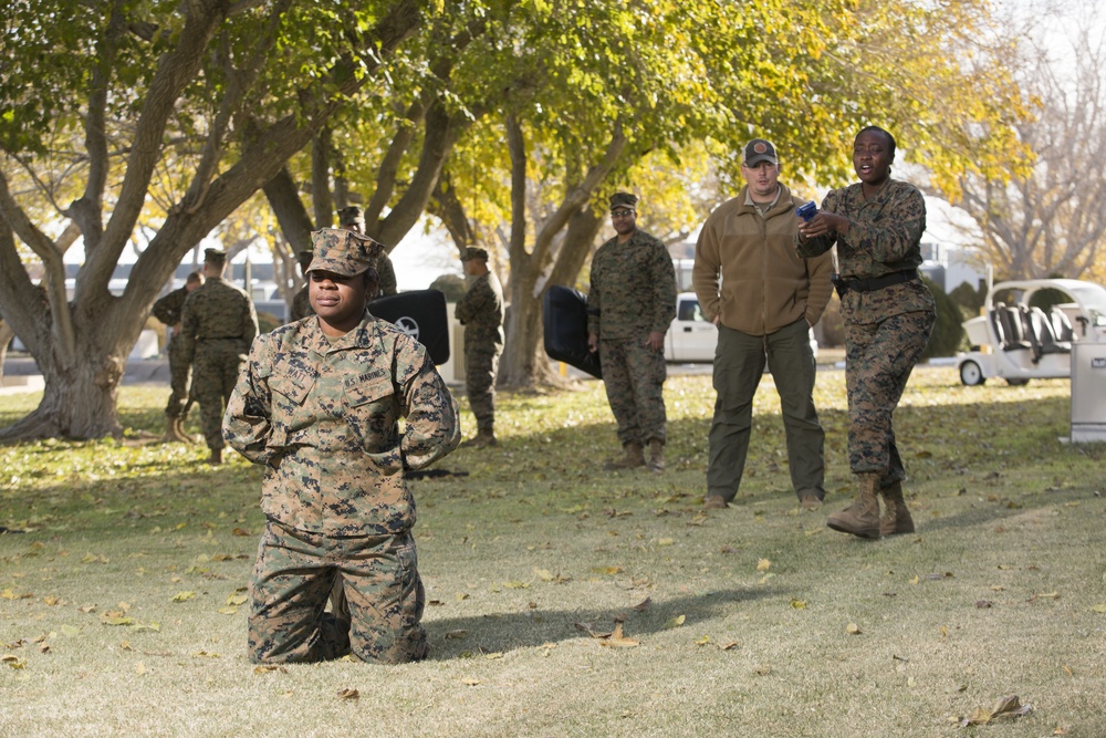 Barstow Marines Train Under OC Stress