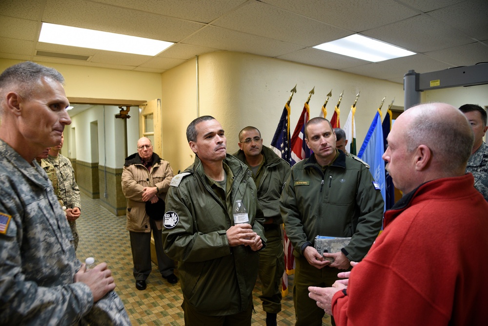 Israeli Home Front Command tour of Muscatatuck Urban Training Center