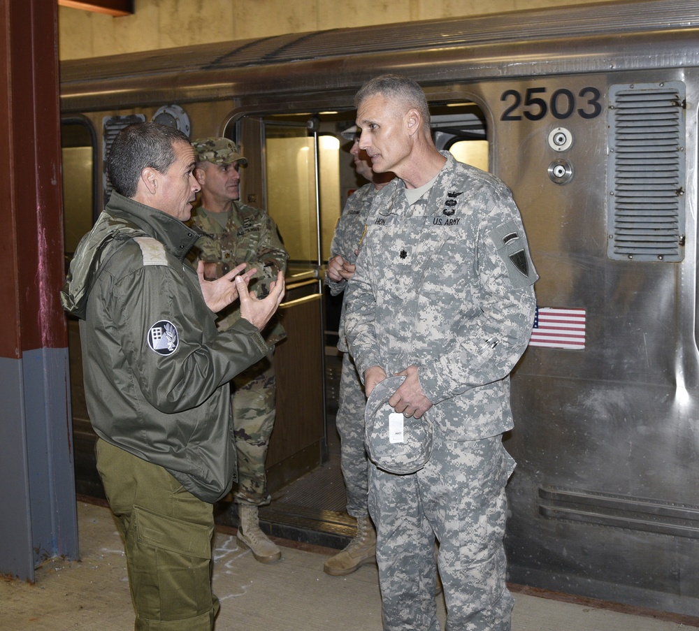 Israeli Home Front Command tour of Muscatatuck Urban Training Center