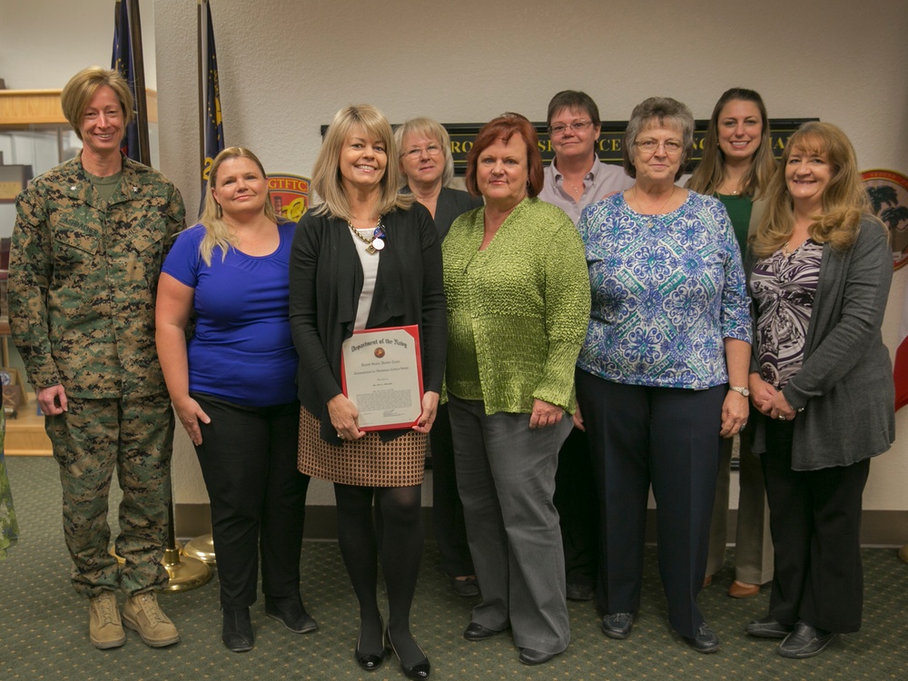 Civilian receives award for meritorious service