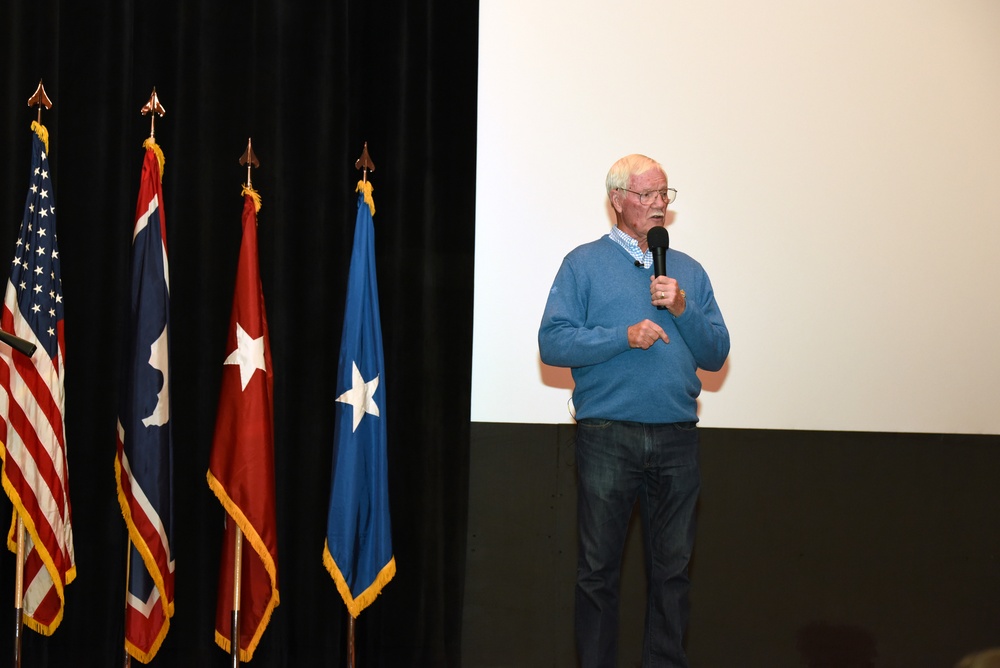 Former POW, Air Force colonel speaks to Airmen about the power of a positive attitude