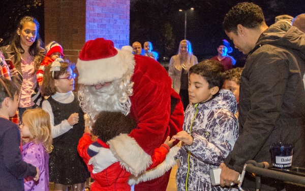 Holiday tree, Santa signal start of holiday season on Joint Base Myer-Henderson Hall