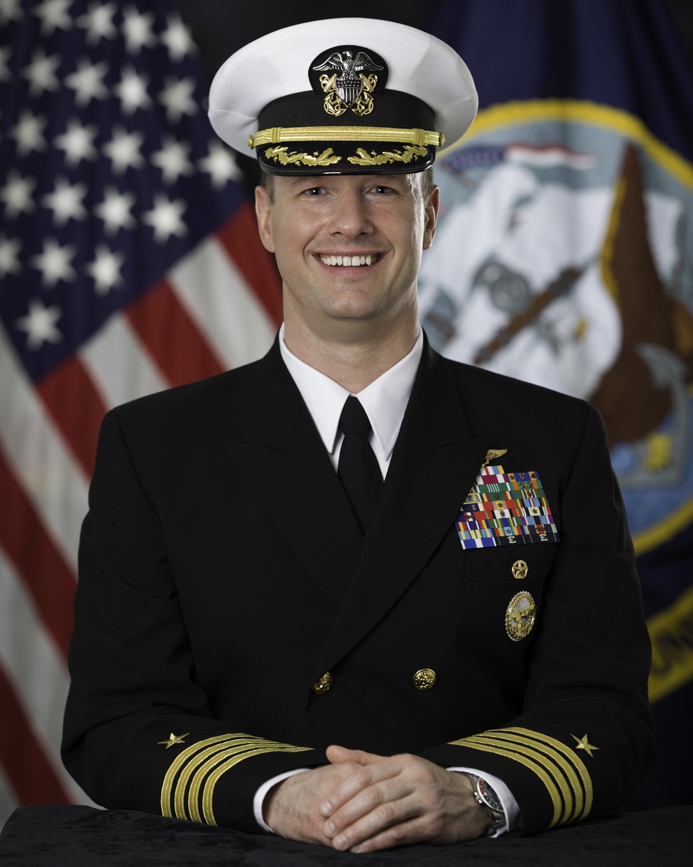 Official portrait of Capt. Steve Barr, US Navy