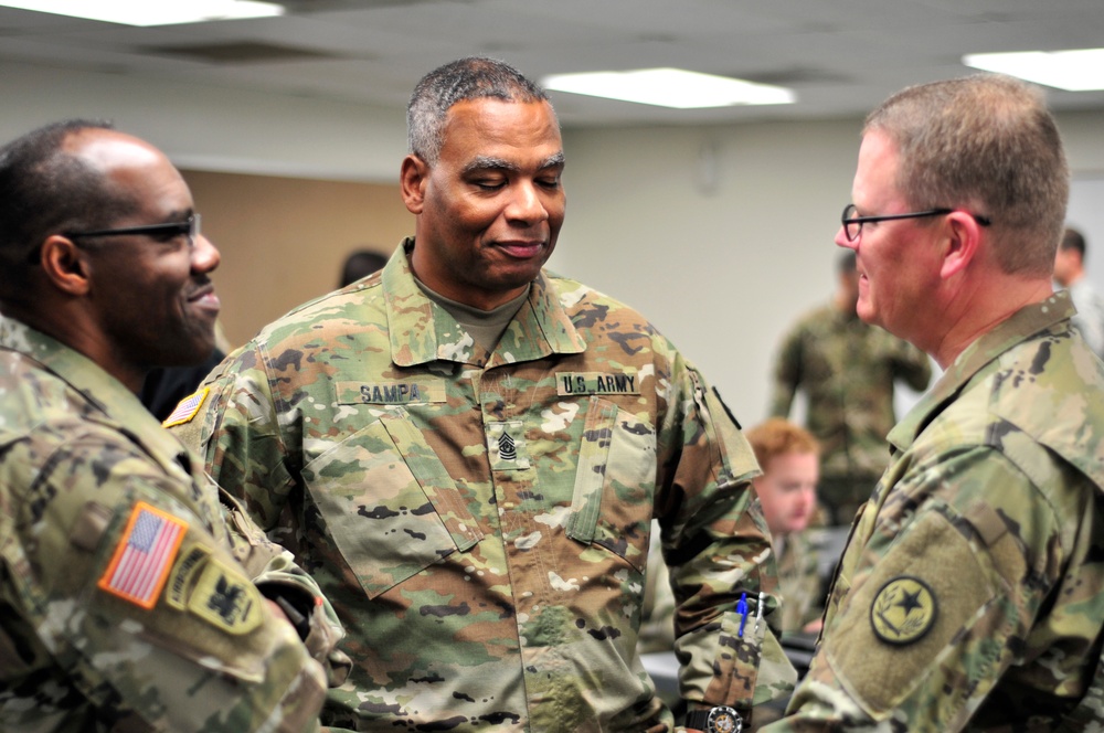 Texas division hosts warfighter review