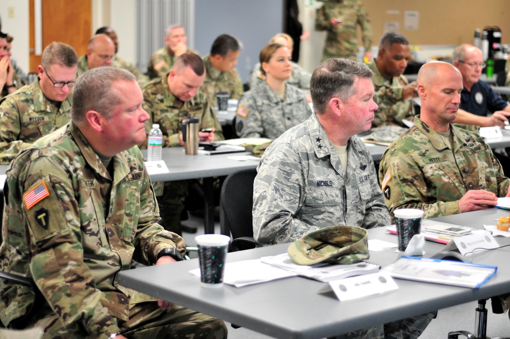 Texas division hosts warfighter review