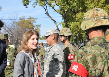 United States ambassador to Japan tours operations at Yama Sakura 69