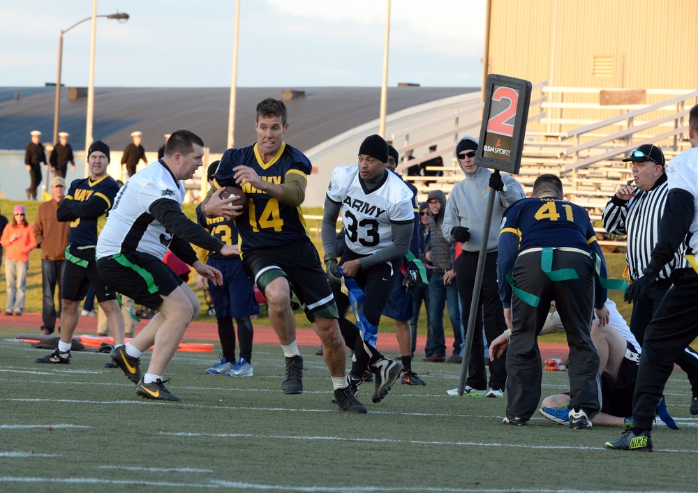 Army-Navy flag football game