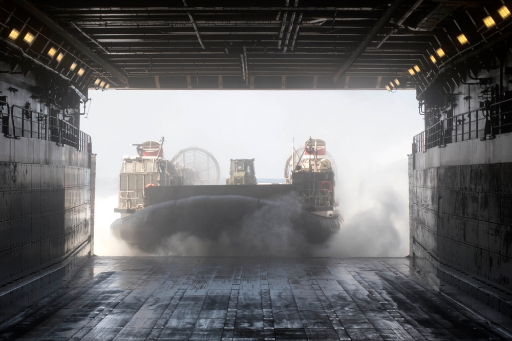 USS Arlington action