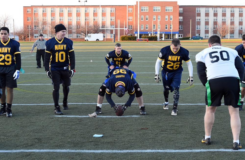 Army-Navy flag football game