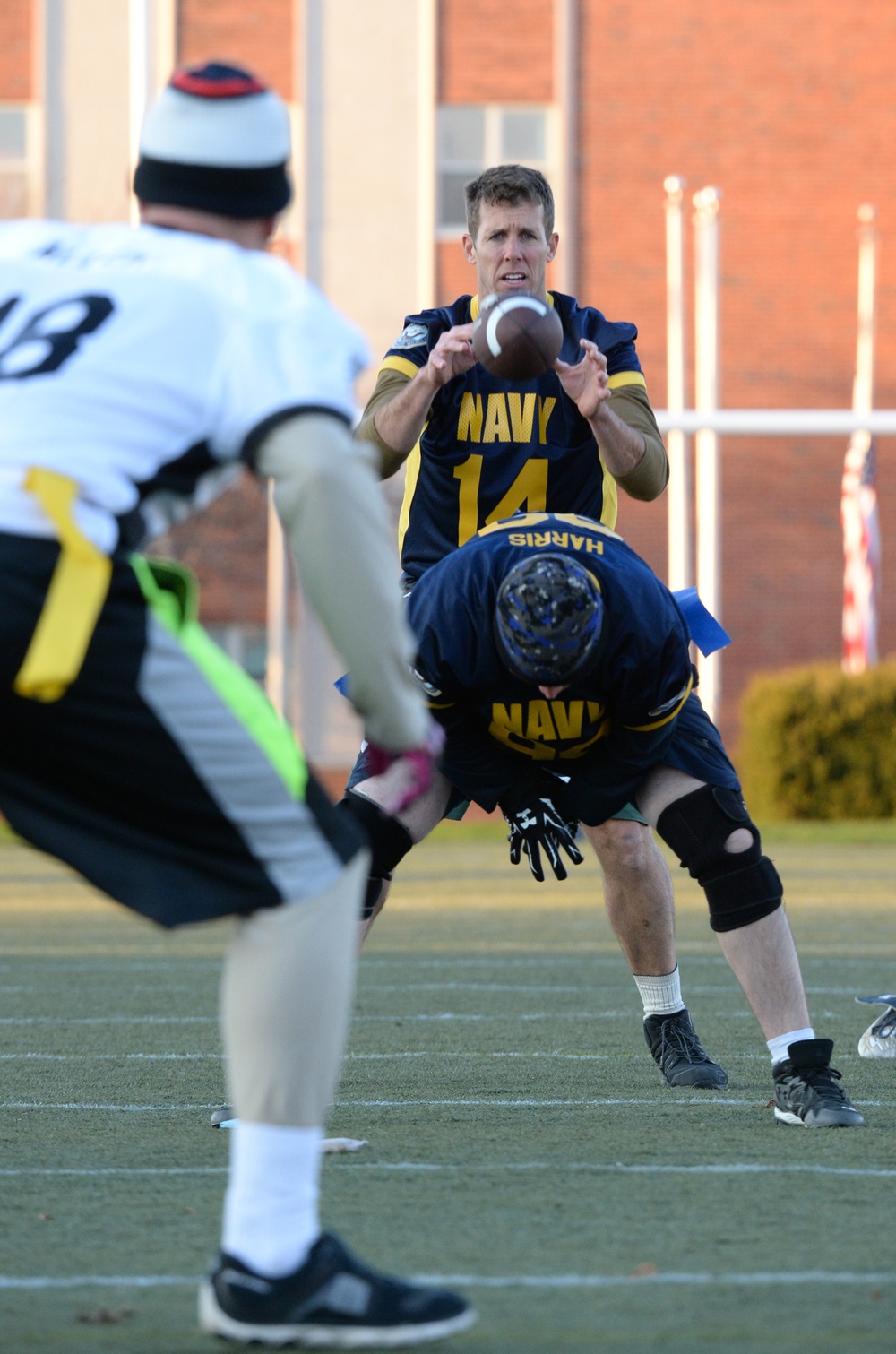 Army-Navy flag football game