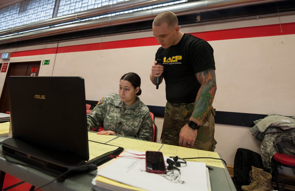 USAF Airmen compete in 7th MSC Combatives Tournament