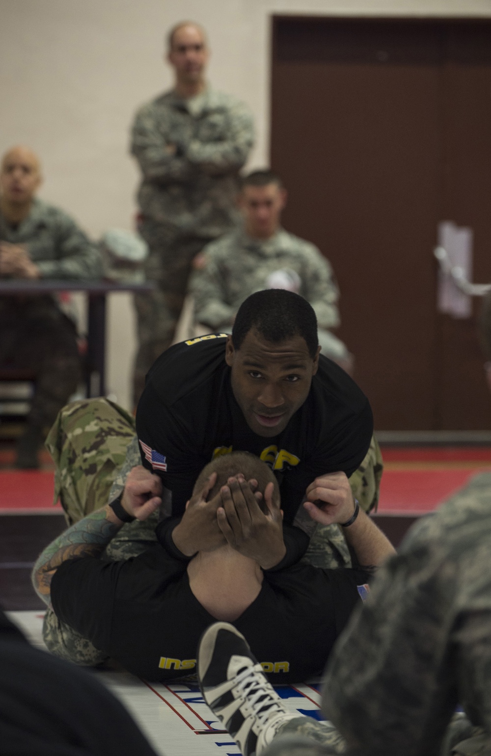 USAF Airmen compete in 7th MSC Combatives Tournament