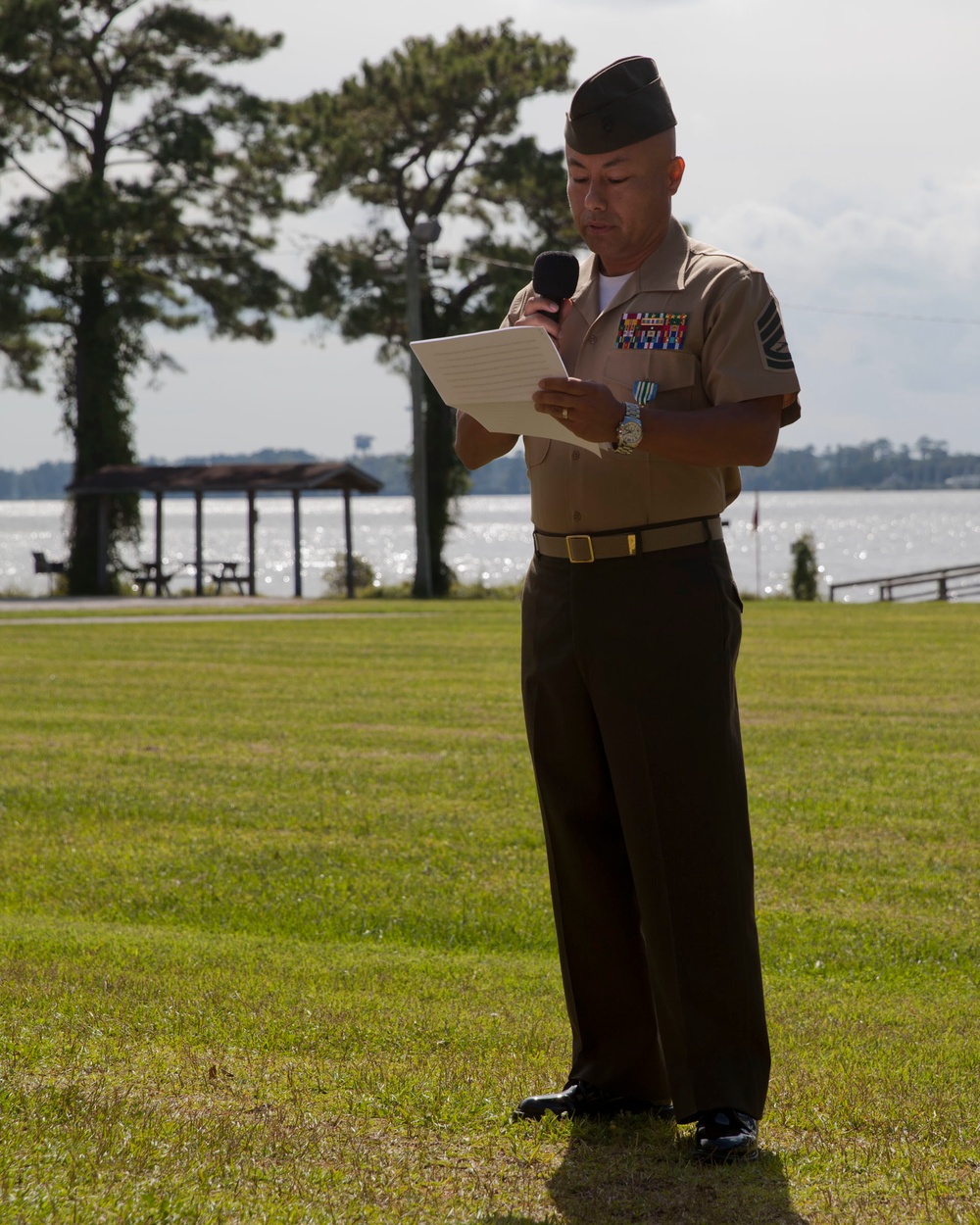 Gunnery Sgt. Villacres Retirement Ceremony