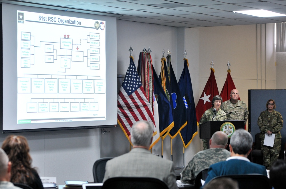 Regional Support Commands gather for readiness review