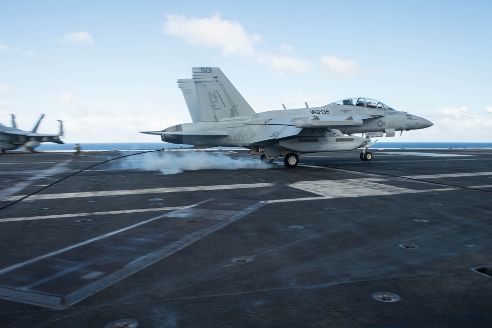 USS George Washington flight deck operations