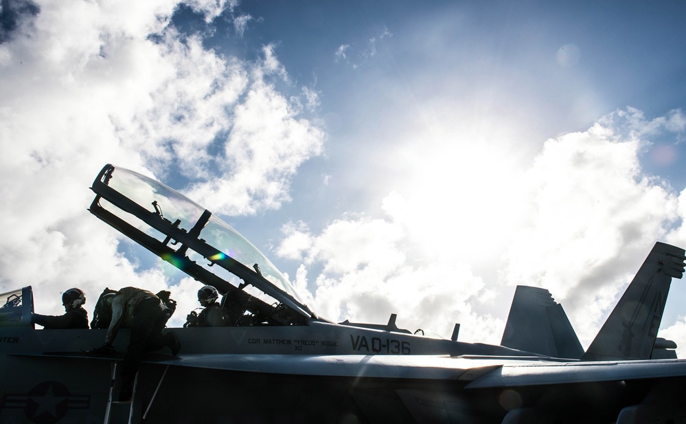 USS George Washington flight deck operations