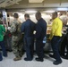 U.S. Marines and families enjoy an ice cream social
