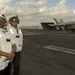 Secretary of defense tours USS Dwight D. Eisenhower with Indian minister of defense