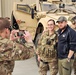 Bagram USO holiday troop visit