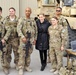 Bagram USO holiday troop visit