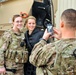 Bagram USO holiday troop visit