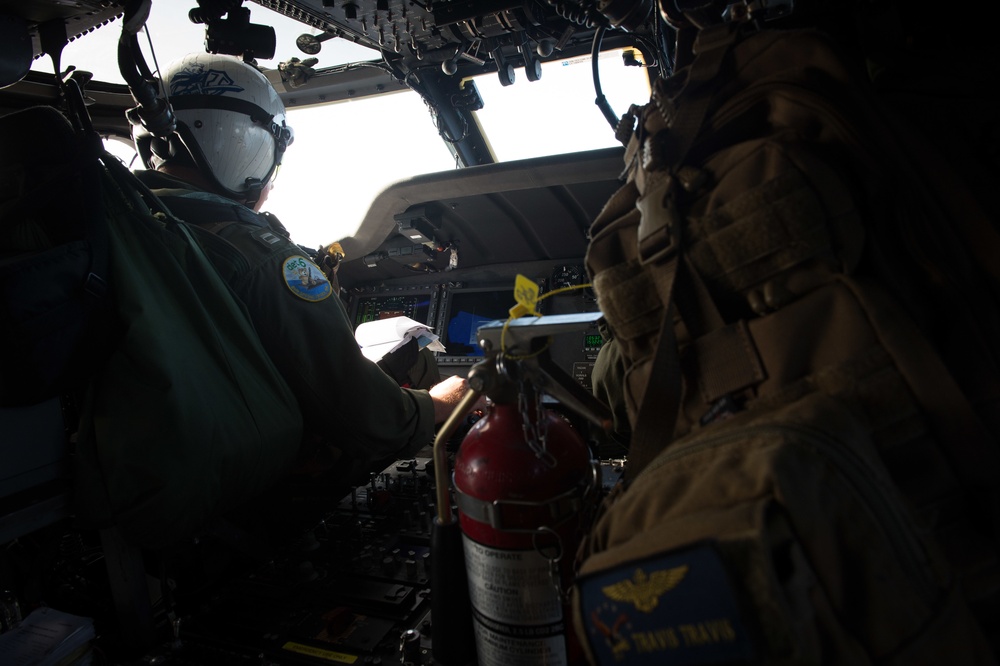 Helicopter Sea Combat Squadron (HSC) 25 Hellfire Missile live-fire weapons exercise