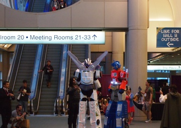 Military personnel attend 2015 San Diego Comic-Con