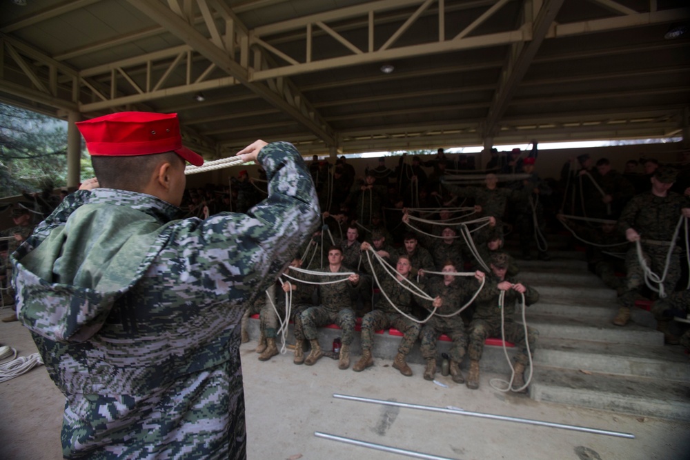 Knot tying and anchoring preparations